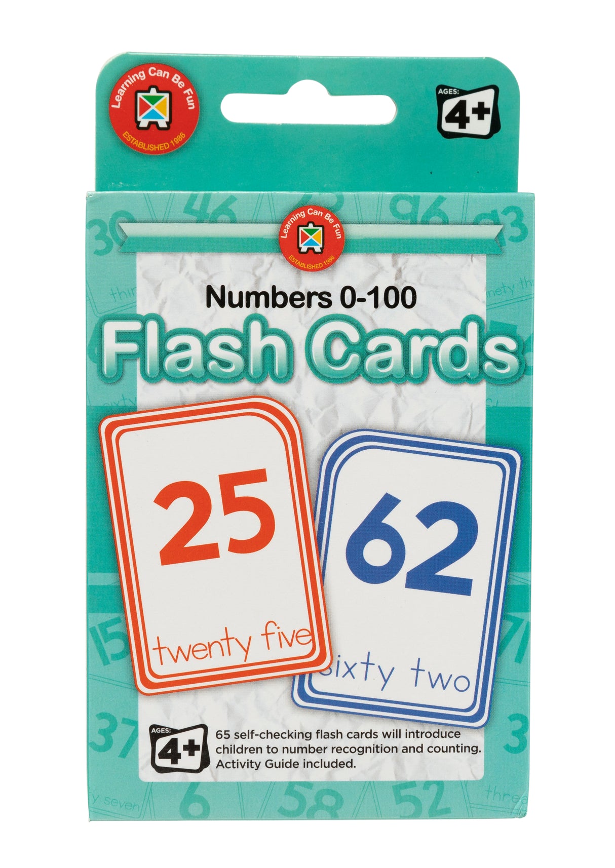 Flash Cards Numbers 0-100 - Educational Vantage