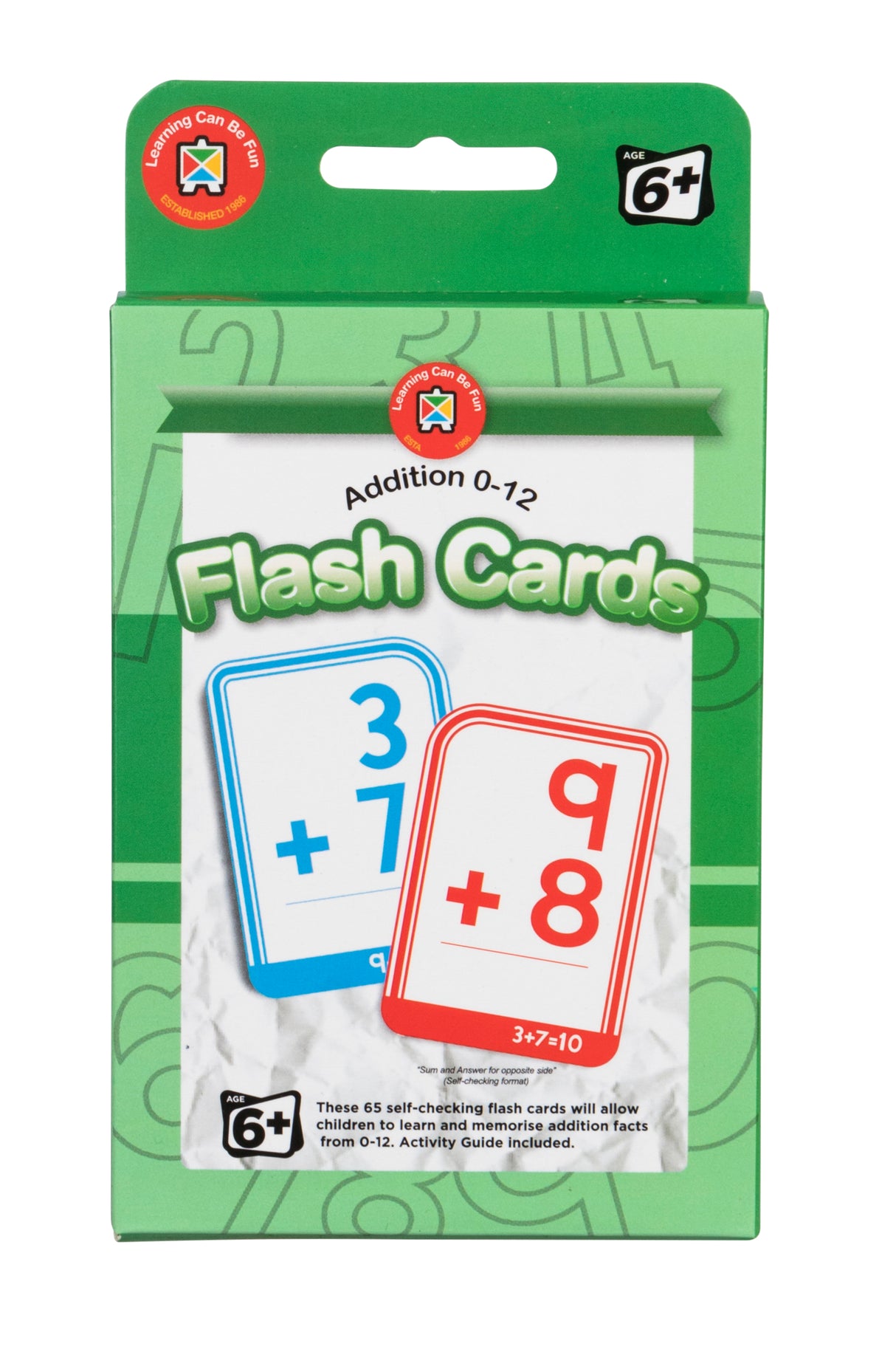 Flash Cards Addition 0-12 - Educational Vantage