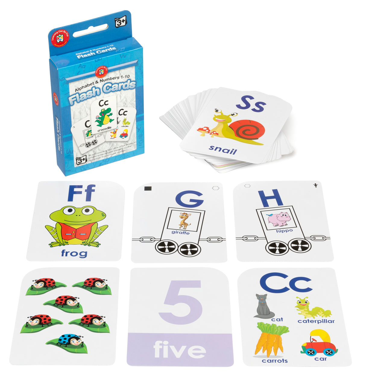 Flash Cards Alphabet & Numbers 1-10 - Educational Vantage