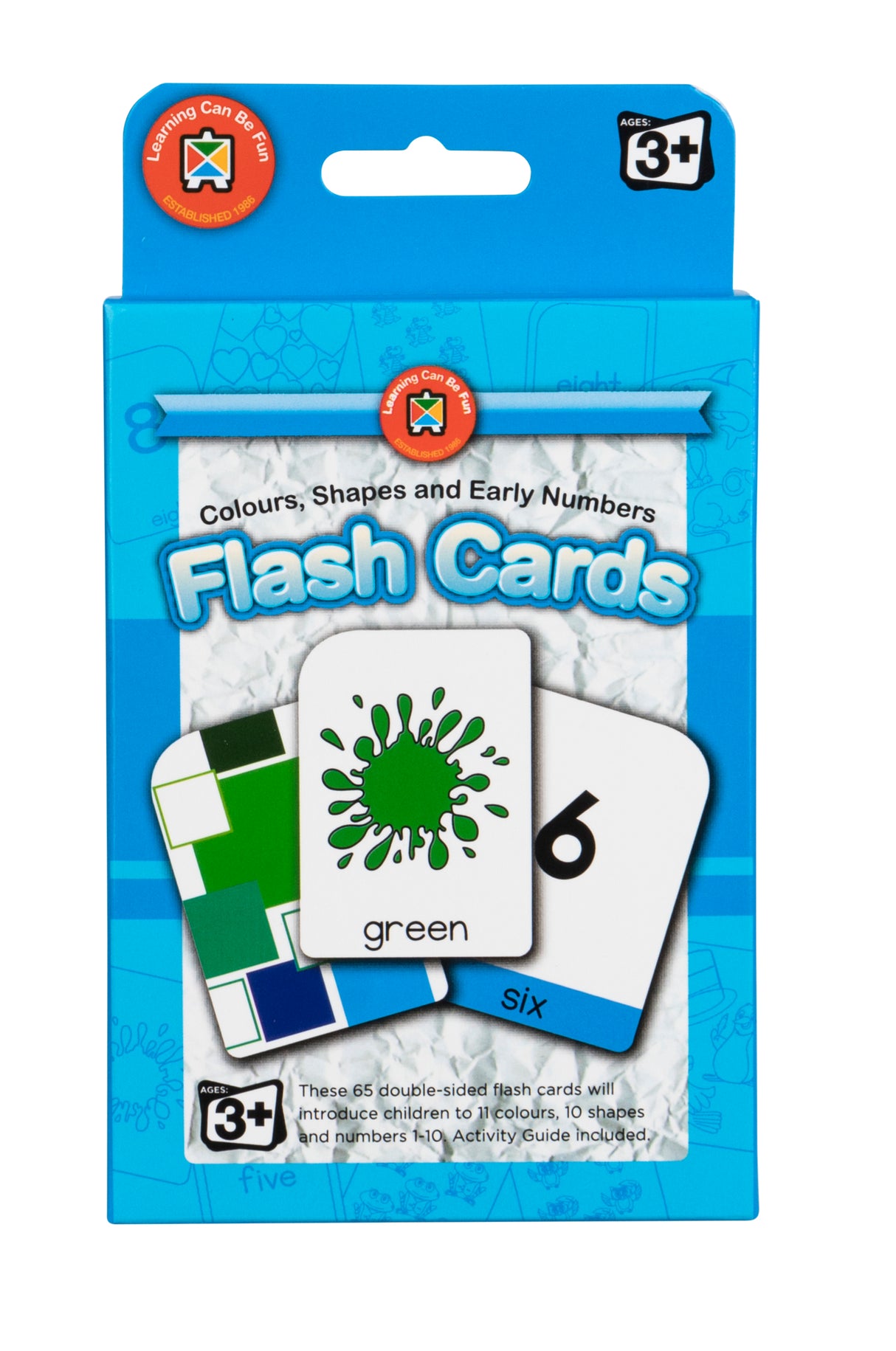 Flash Cards Colours, Shapes and Early Numbers - Educational Vantage