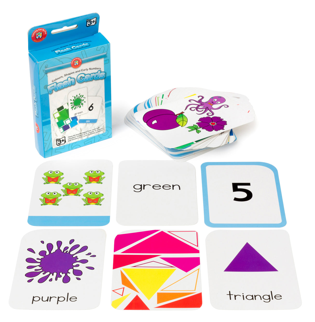 Flash Cards Colours, Shapes and Early Numbers - Educational Vantage