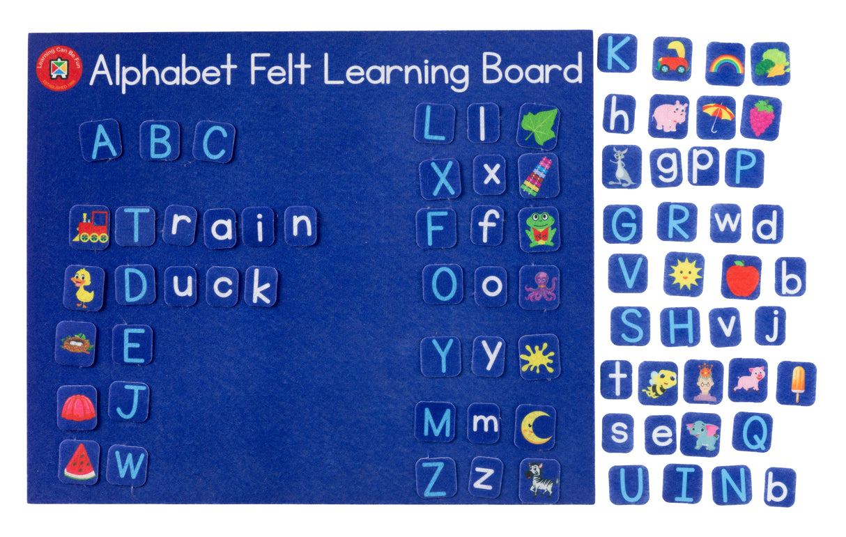 Felt Learning Board Alphabet - Educational Vantage