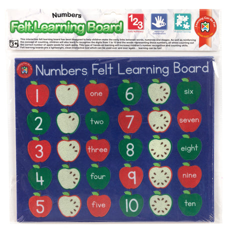 Felt Learning Board Numbers - Educational Vantage
