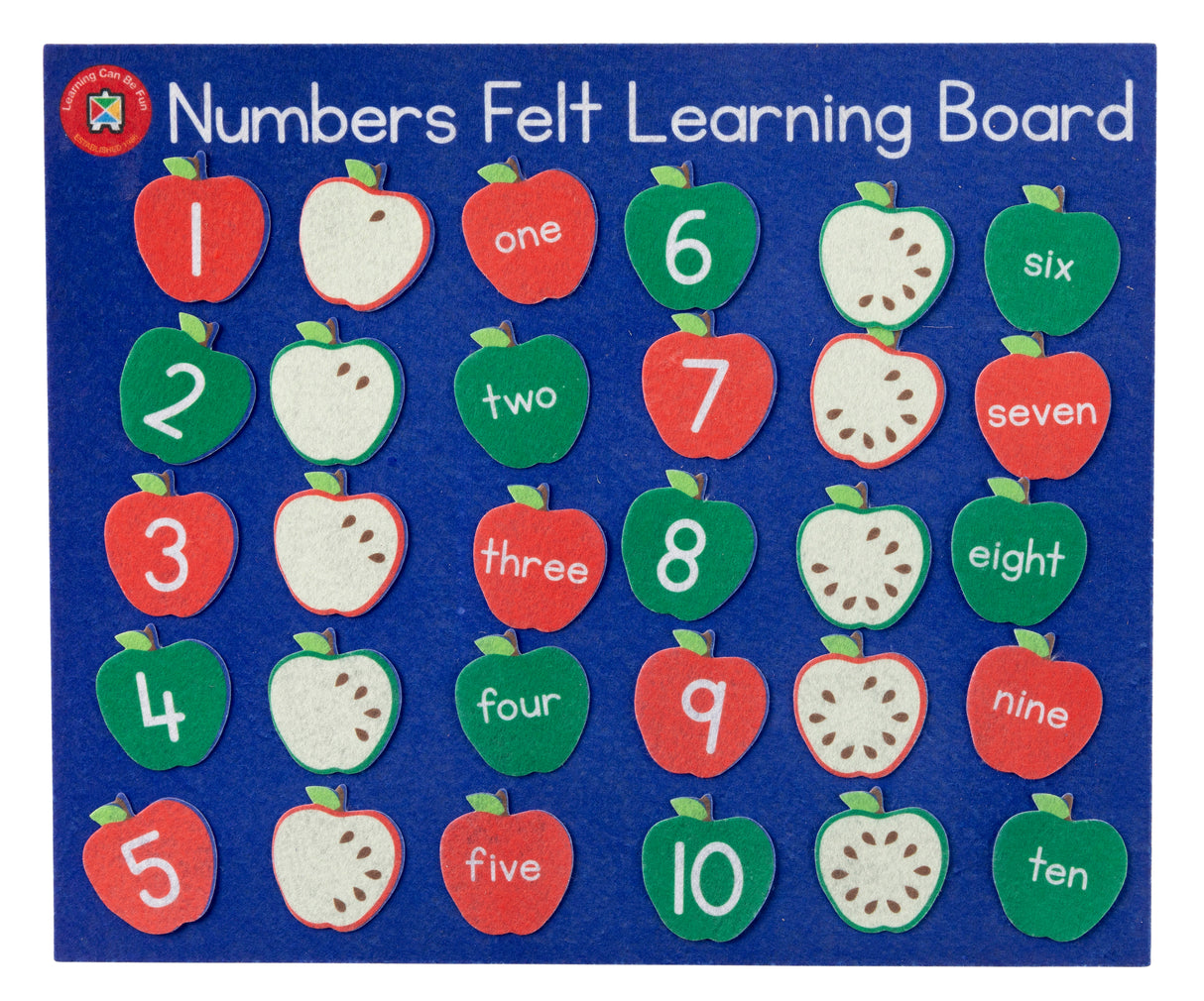 Felt Learning Board Numbers - Educational Vantage