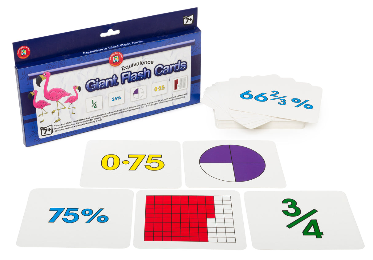 Equivalence Giant Flash Cards - Educational Vantage