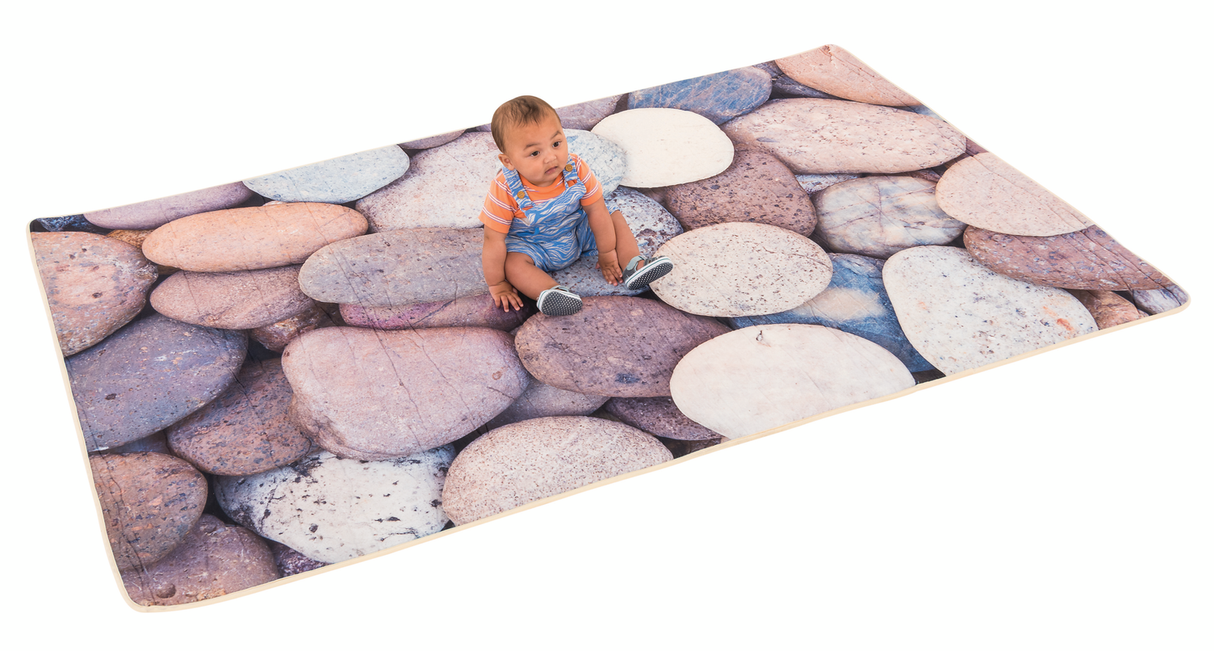 Pebbles Soft Memory Foam Carpet - 140x220cm - Educational Vantage