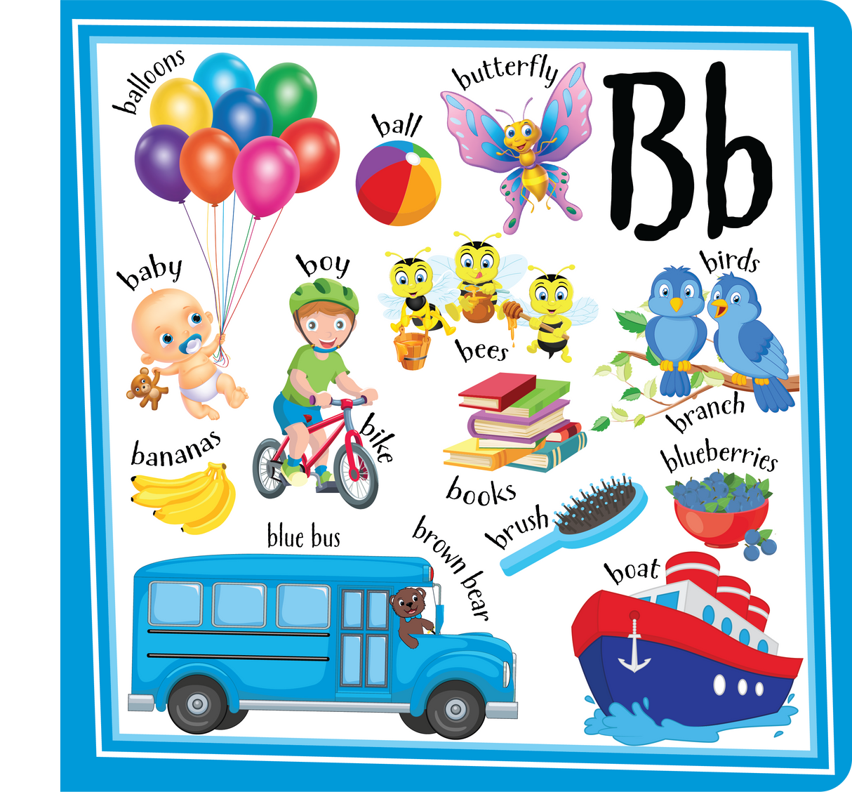 Let's Learn The Alphabet Board Book - Educational Vantage
