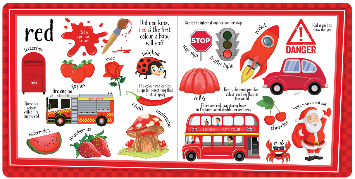 Let's Learn Colours Board Book - Educational Vantage