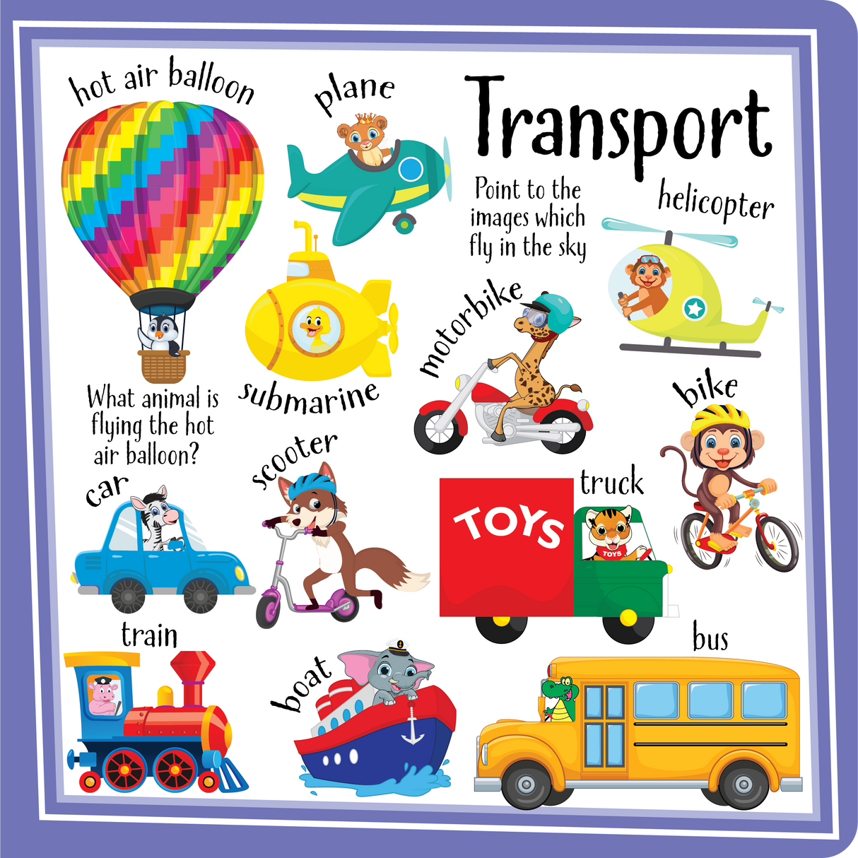 Let's Learn First Words Board Book - Educational Vantage