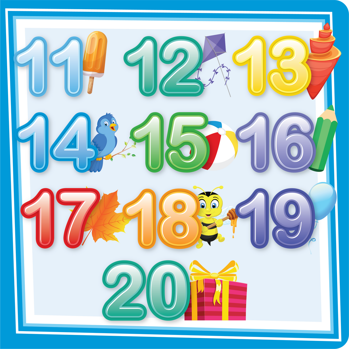 Let's Learn Numbers Board Book - Educational Vantage