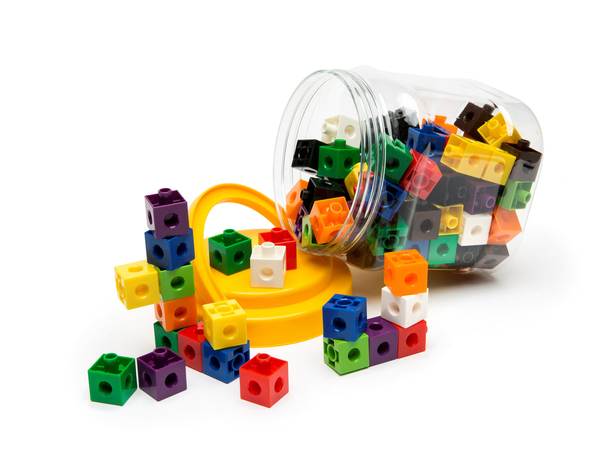 Linking Cubes Jar of 100 (2cm) - Educational Vantage