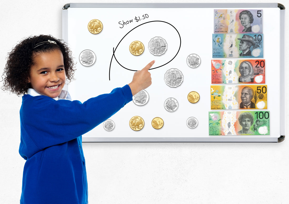 Magnetic Money Coins & Notes - Educational Vantage
