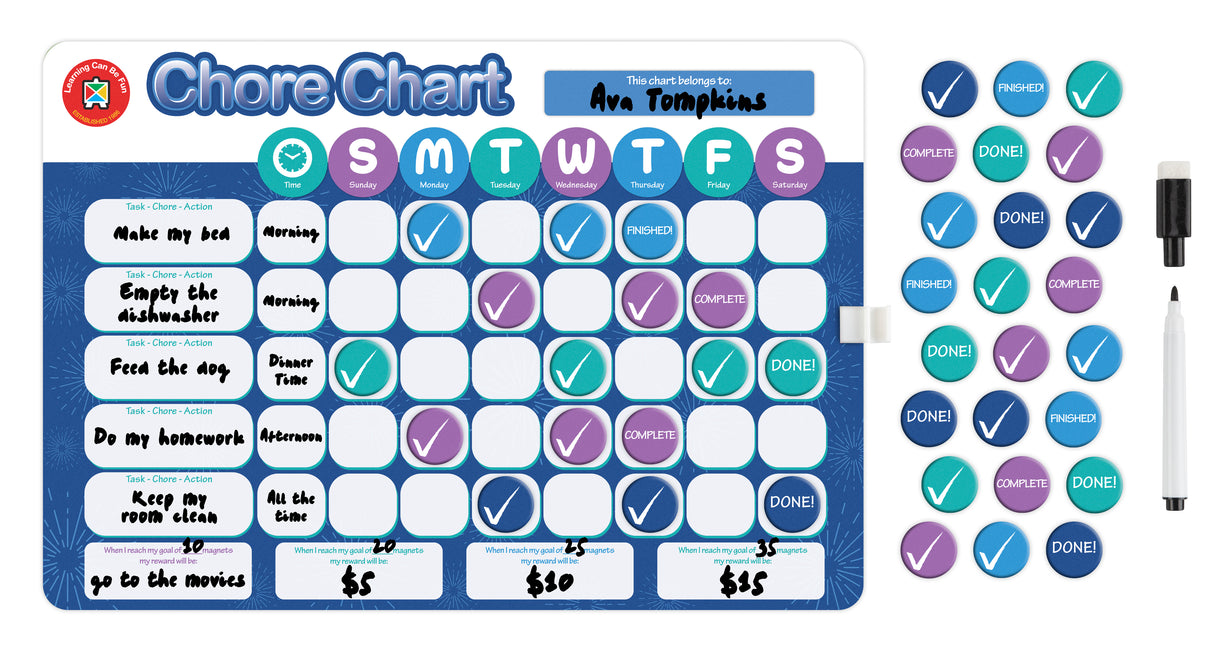 Magnetic Reward Chart - Educational Vantage