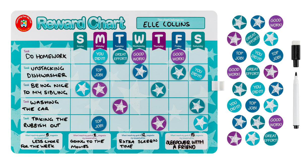 Magnetic Reward Chart - Educational Vantage