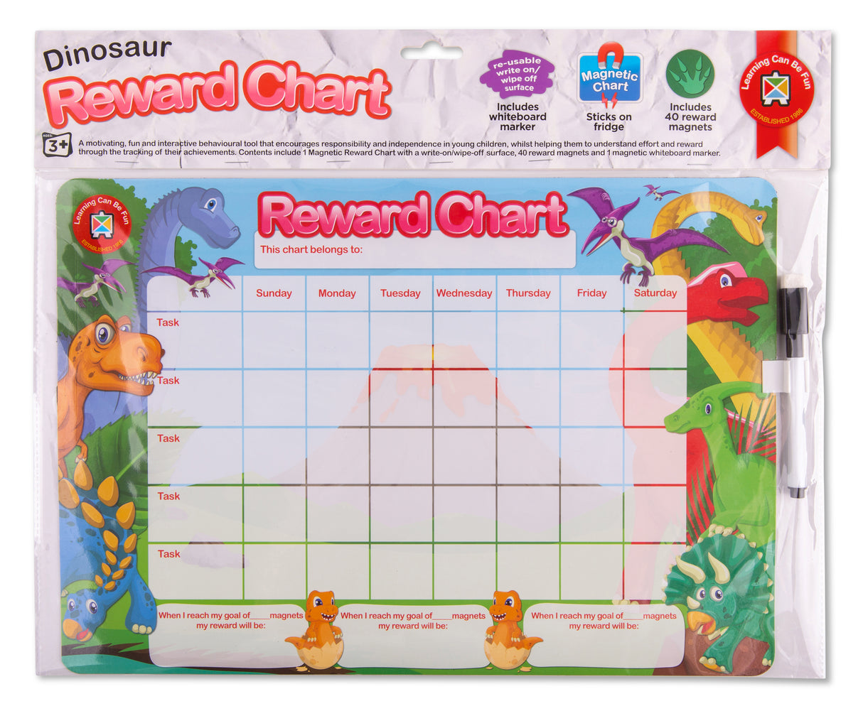 Dinosaur Reward Chart - Educational Vantage