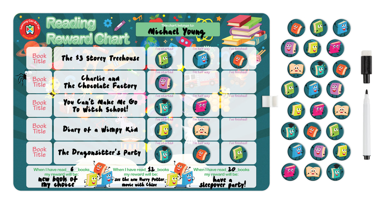 Magnetic Reward Chart - Educational Vantage