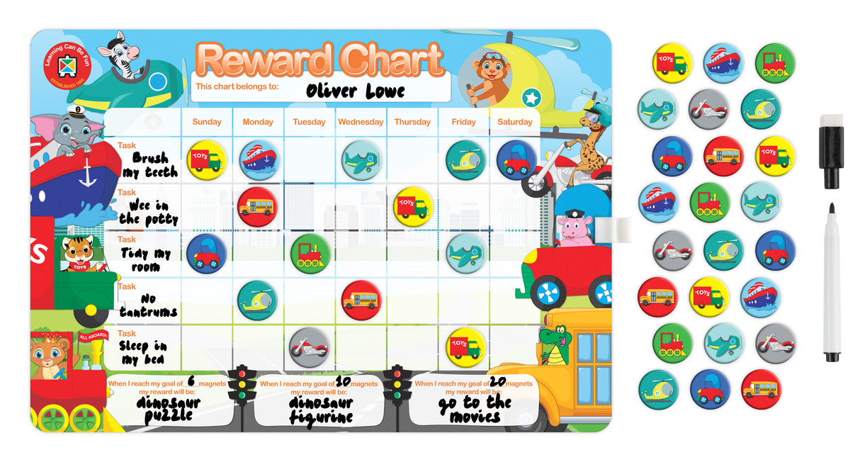 Magnetic Reward Chart - Educational Vantage