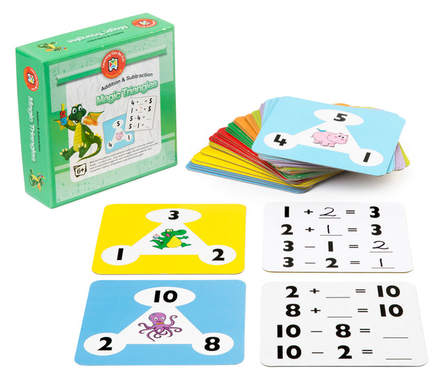 Magic Triangles - Addition & Subtraction - Educational Vantage
