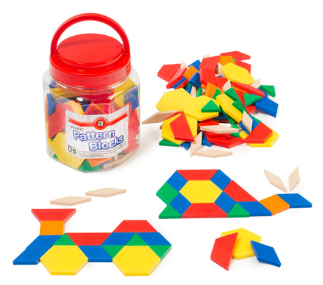 Plastic Pattern Blocks - Educational Vantage