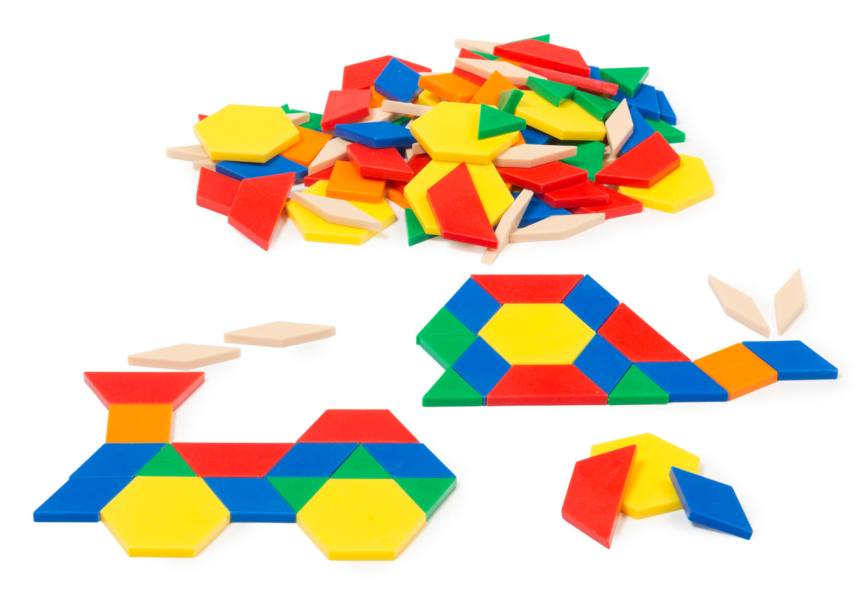 Plastic Pattern Blocks - Educational Vantage