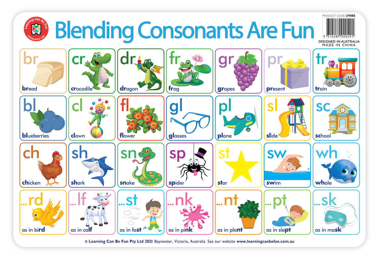 Blending Consonants Are Fu - Educational Vantage