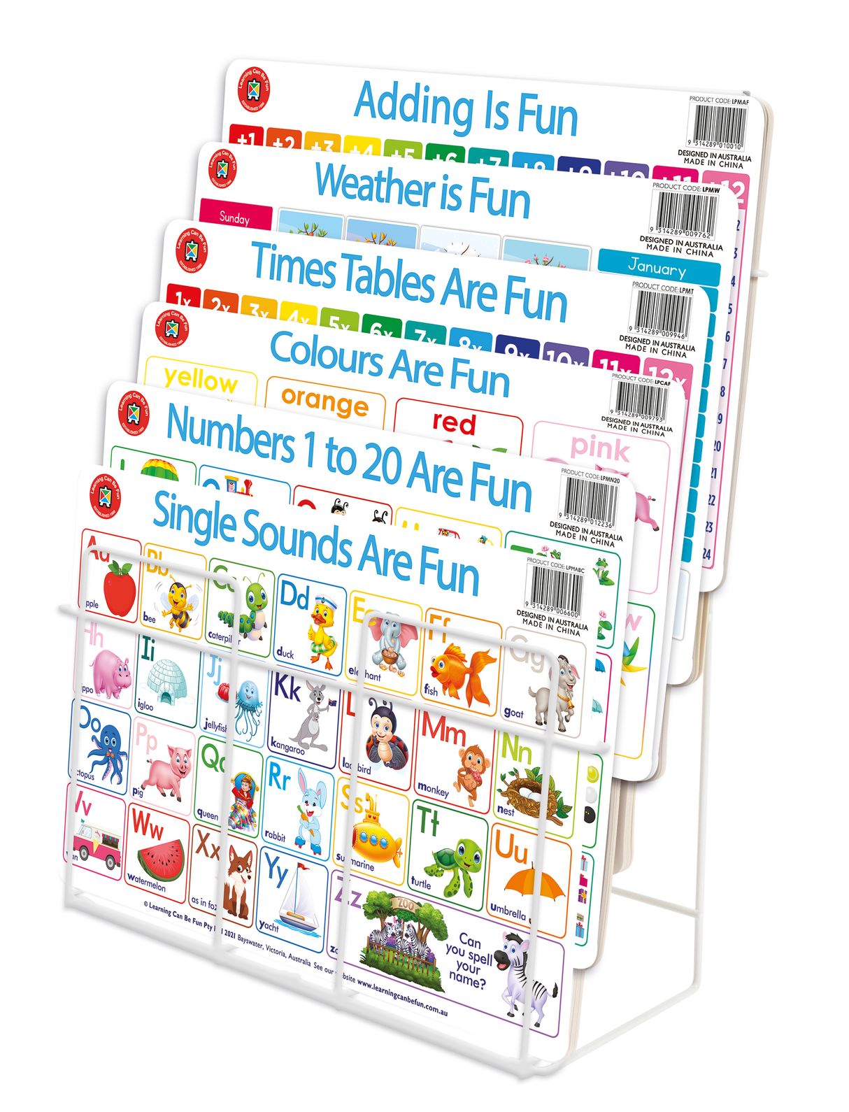 Wire Placemat Display - Educational Vantage