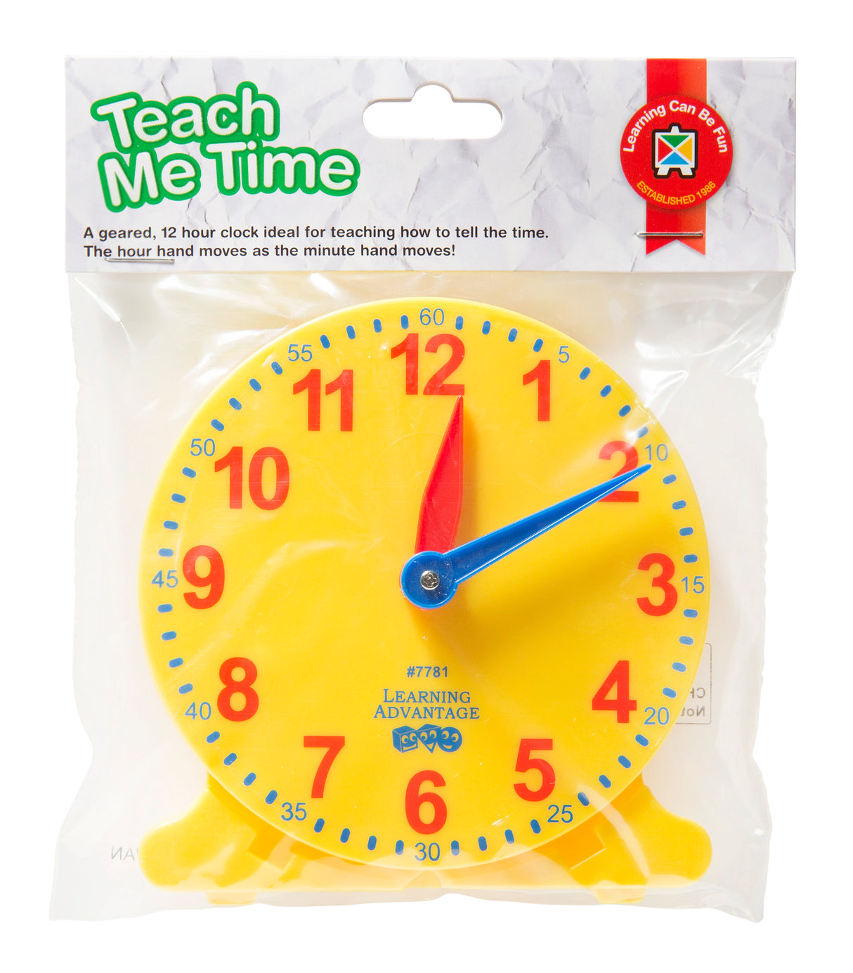 Teach Me Time Clock Hangsell - Educational Vantage