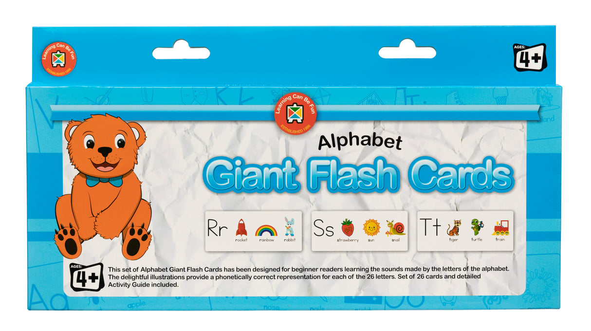 Alphabet Giant Flash Cards - Educational Vantage