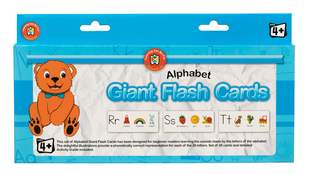 Alphabet Giant Flash Cards - Educational Vantage