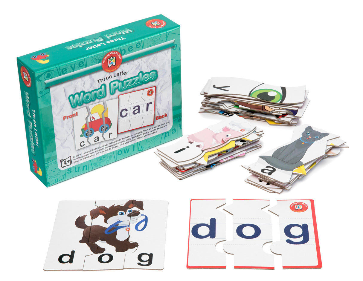 Three Letter Word Puzzles - Educational Vantage