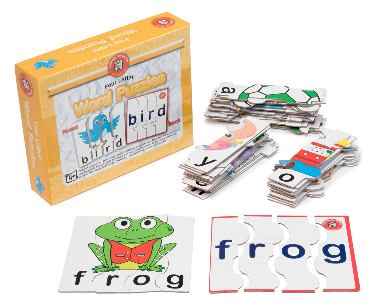 Four Letter Word Puzzles - Educational Vantage