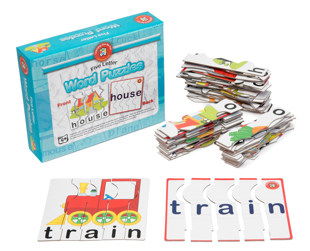Five Letter Word Puzzles - Educational Vantage