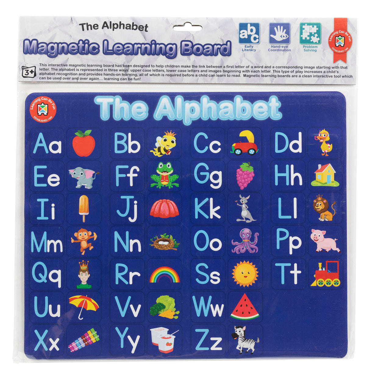 Magnetic Learning Board Alphabet - Educational Vantage