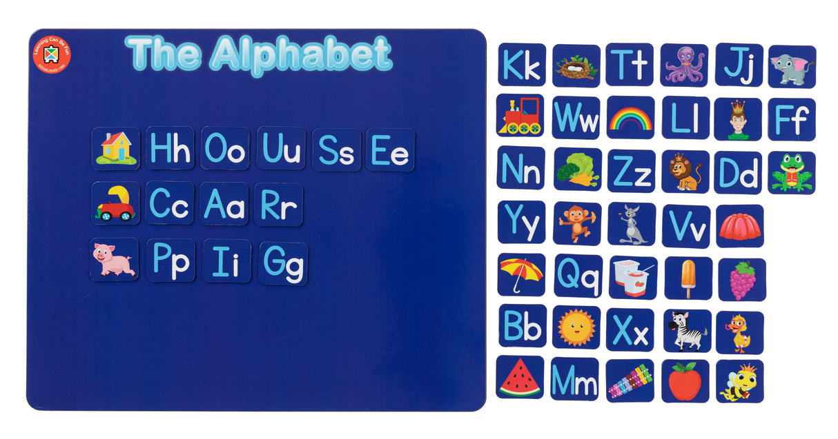 Magnetic Learning Board Alphabet - Educational Vantage