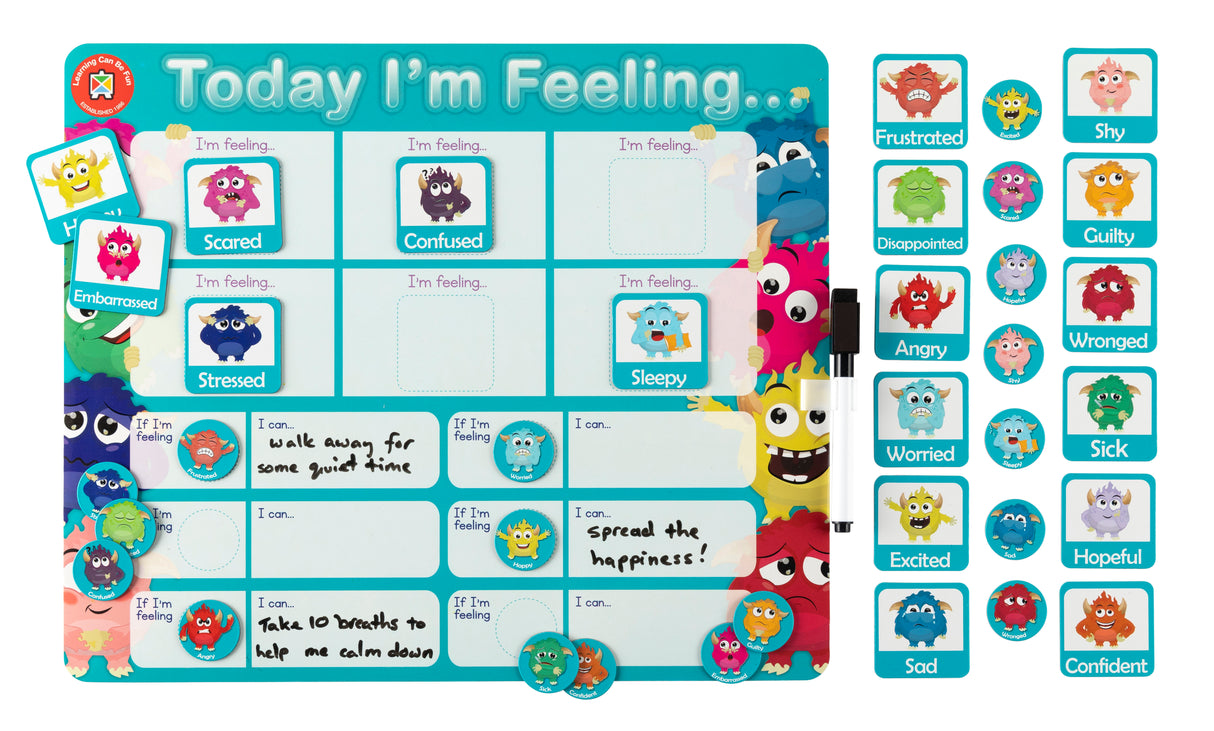 E Magnetic Learning Board - Emotions - Educational Vantage
