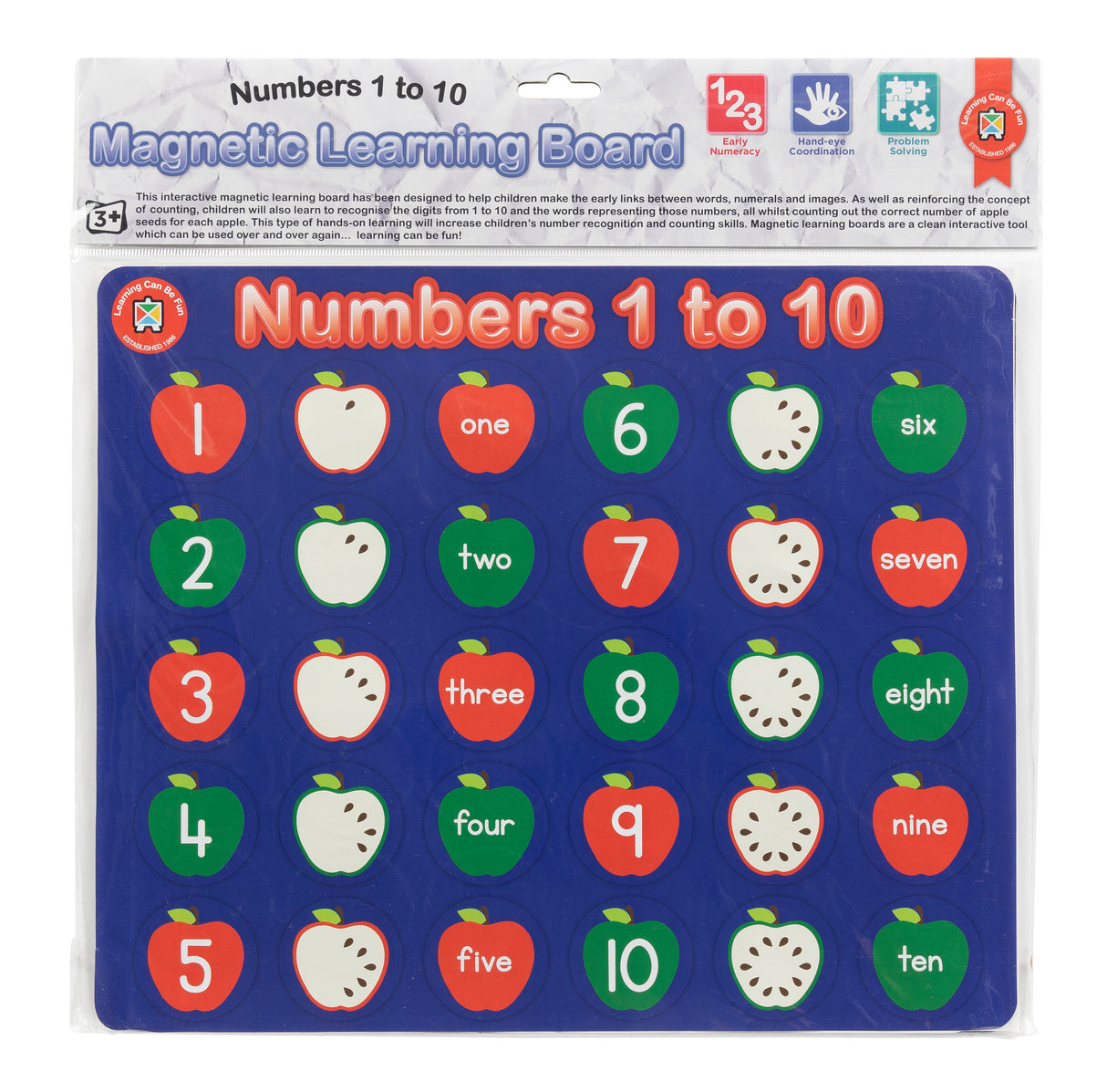 Magnetic Learning Board Numbers - Educational Vantage