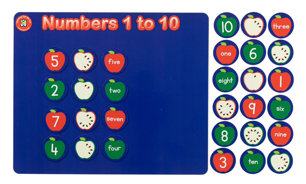 Magnetic Learning Board Numbers - Educational Vantage