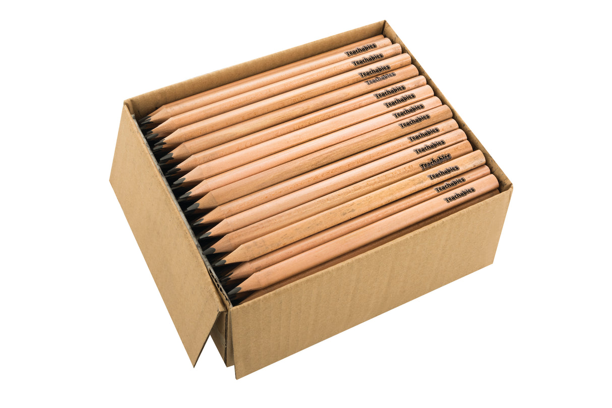 Teachables Triangular Jumbo Pencils HB - Pack of 144 - Educational Vantage