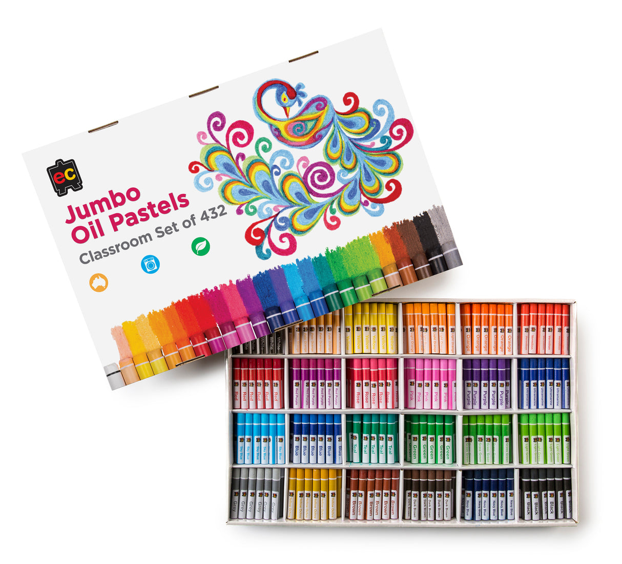 Jumbo Oil Pastels - Educational Vantage