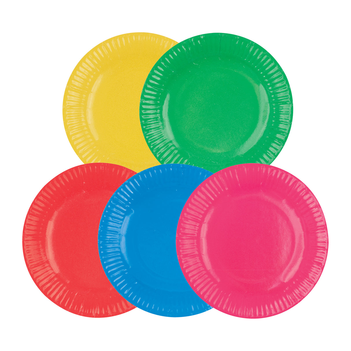 Zart Paper Plate Coloured 23cm Pack of 50 - Educational Vantage