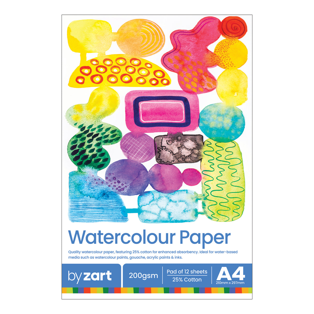 Zart Watercolour Pad A4 25% Cotton - Educational Vantage