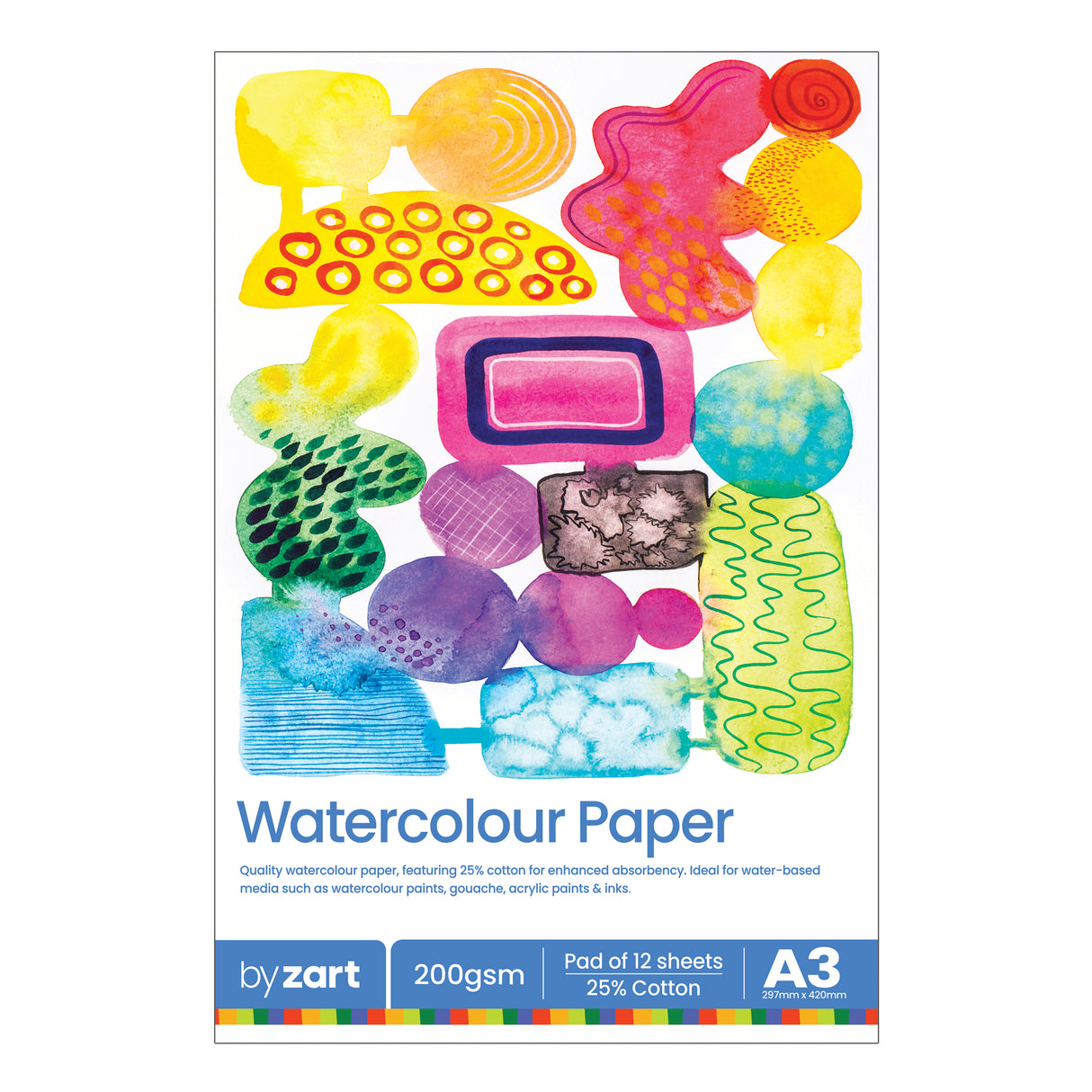 Zart Watercolour Pad A3 25% Cotton - Educational Vantage