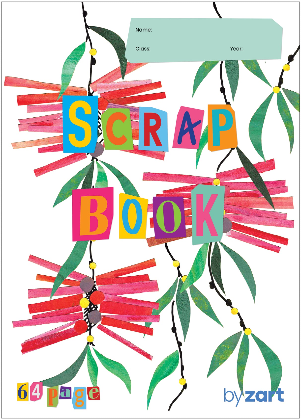 Zart Scrap Book 240 x 335mm 64pp - Educational Vantage