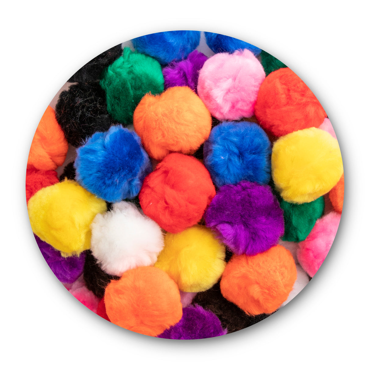 Pom Poms Brights 50mm Packet 50