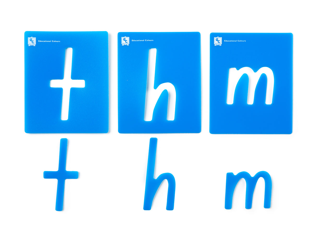 NSW Lower Case Stencil Letters - Educational Vantage