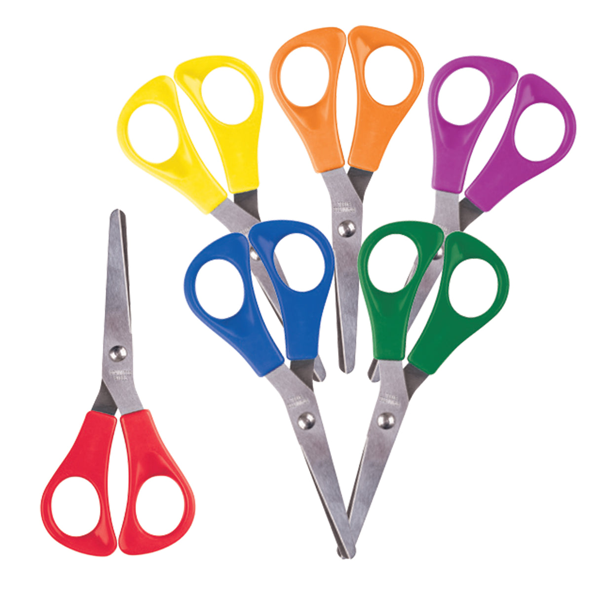 Zart Coloured Junior Scissors Pack of 36 - Educational Vantage