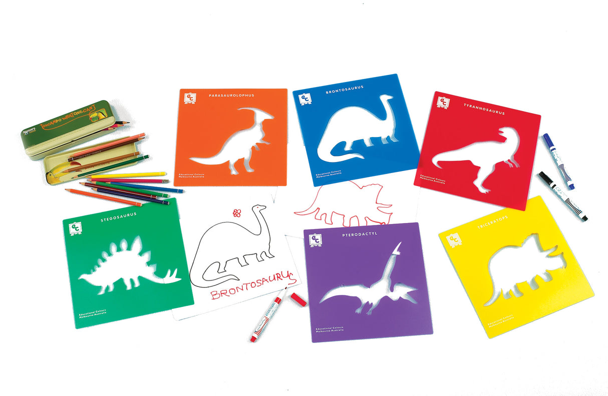 Dinosaur Stencils - Educational Vantage