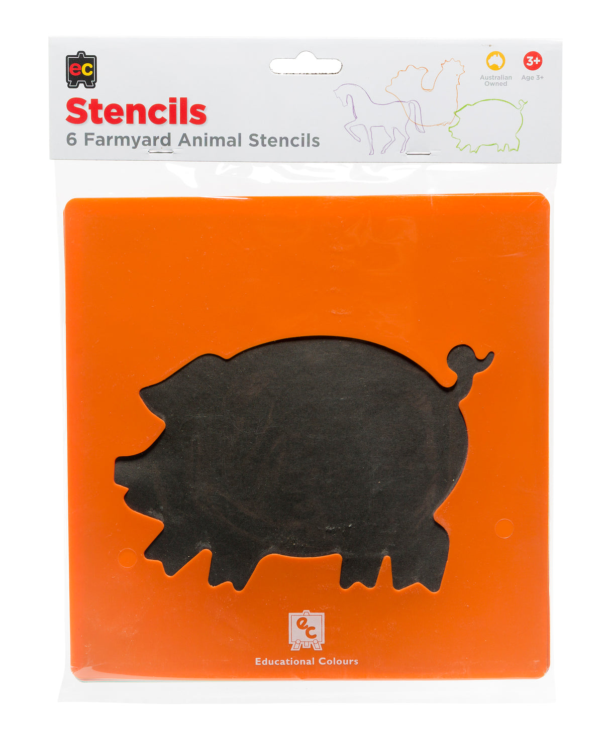 Farmyard Animals Stencils - Educational Vantage