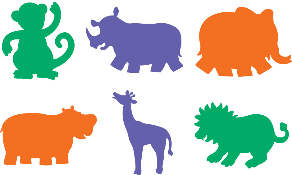 Jungle Animals Stencils - Educational Vantage