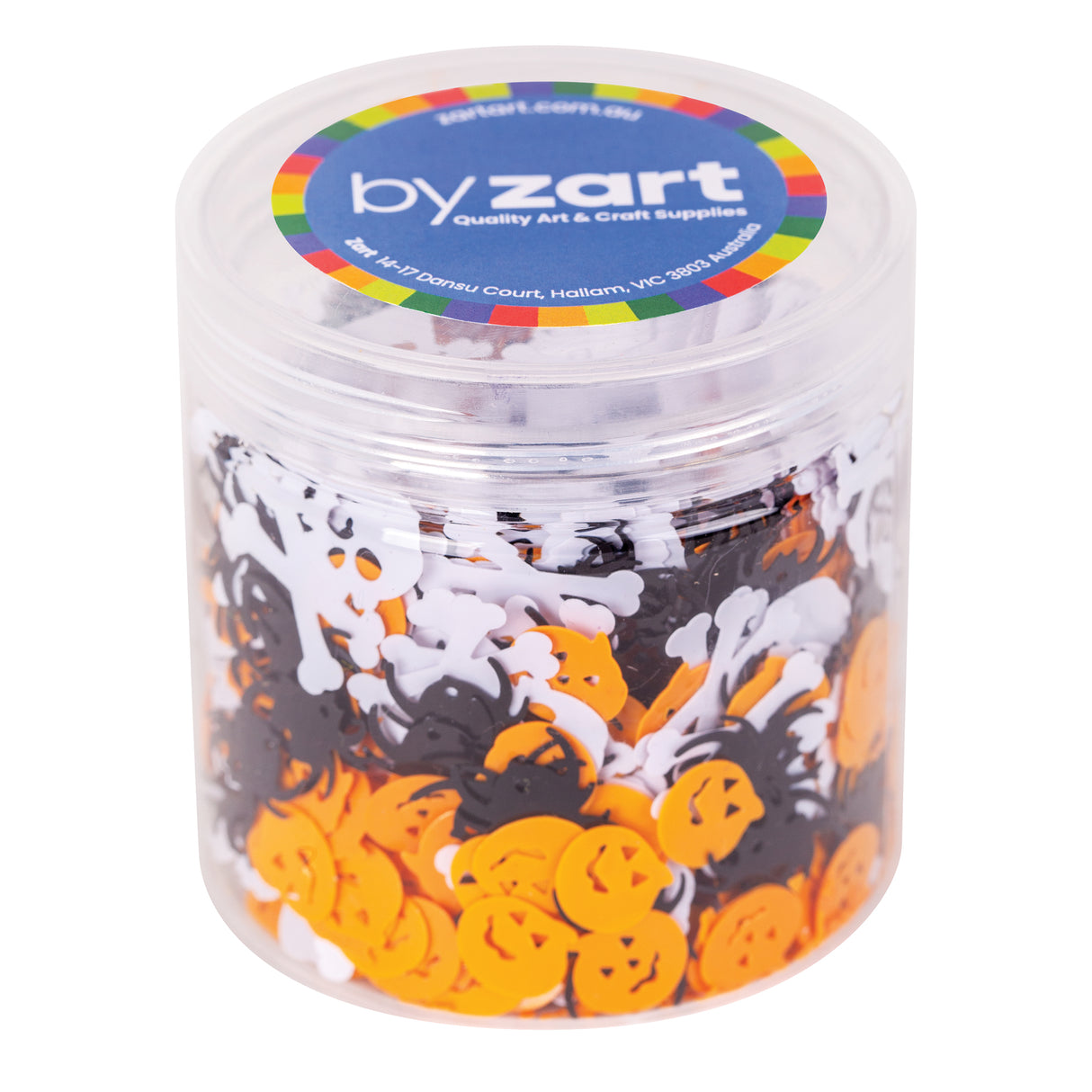 Halloween Spooky Sequins 50g Jar - Educational Vantage